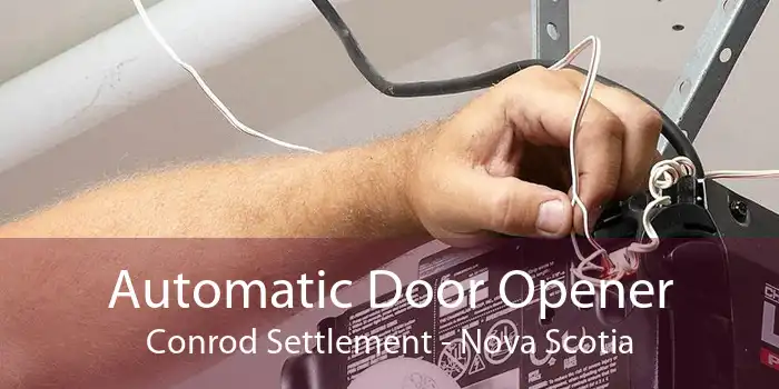 Automatic Door Opener Conrod Settlement - Nova Scotia