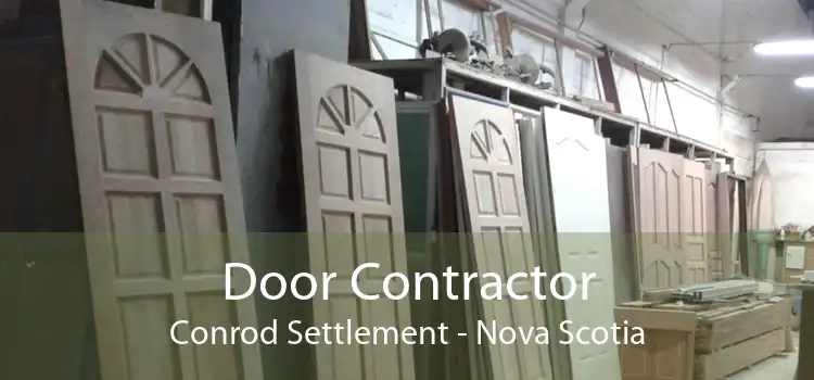 Door Contractor Conrod Settlement - Nova Scotia