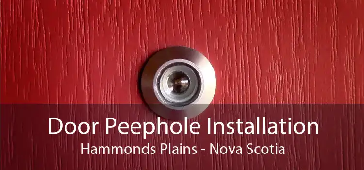 Door Peephole Installation Hammonds Plains - Nova Scotia