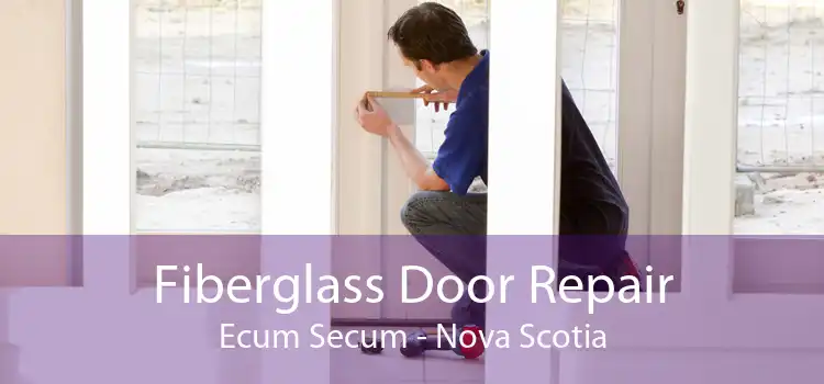 Fiberglass Door Repair Ecum Secum - Nova Scotia