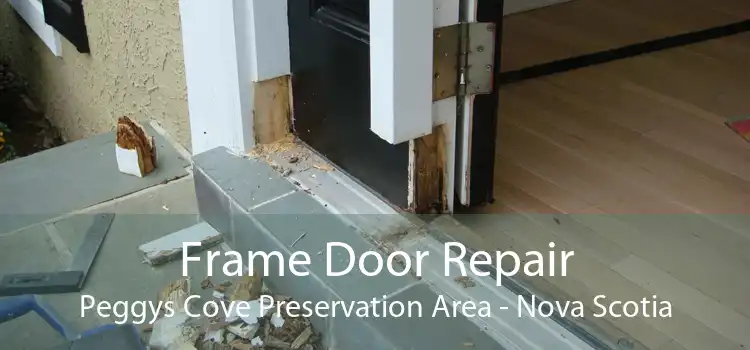 Frame Door Repair Peggys Cove Preservation Area - Nova Scotia