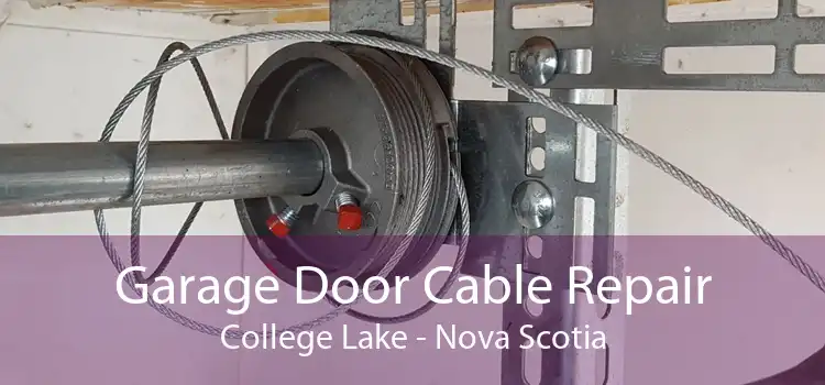 Garage Door Cable Repair College Lake - Nova Scotia