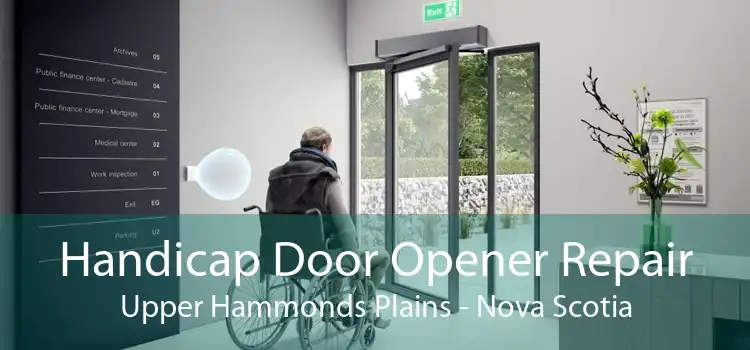 Handicap Door Opener Repair Upper Hammonds Plains - Nova Scotia
