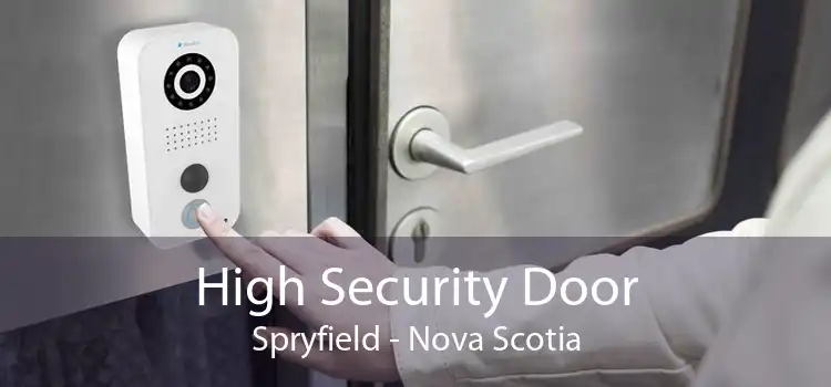 High Security Door Spryfield - Nova Scotia